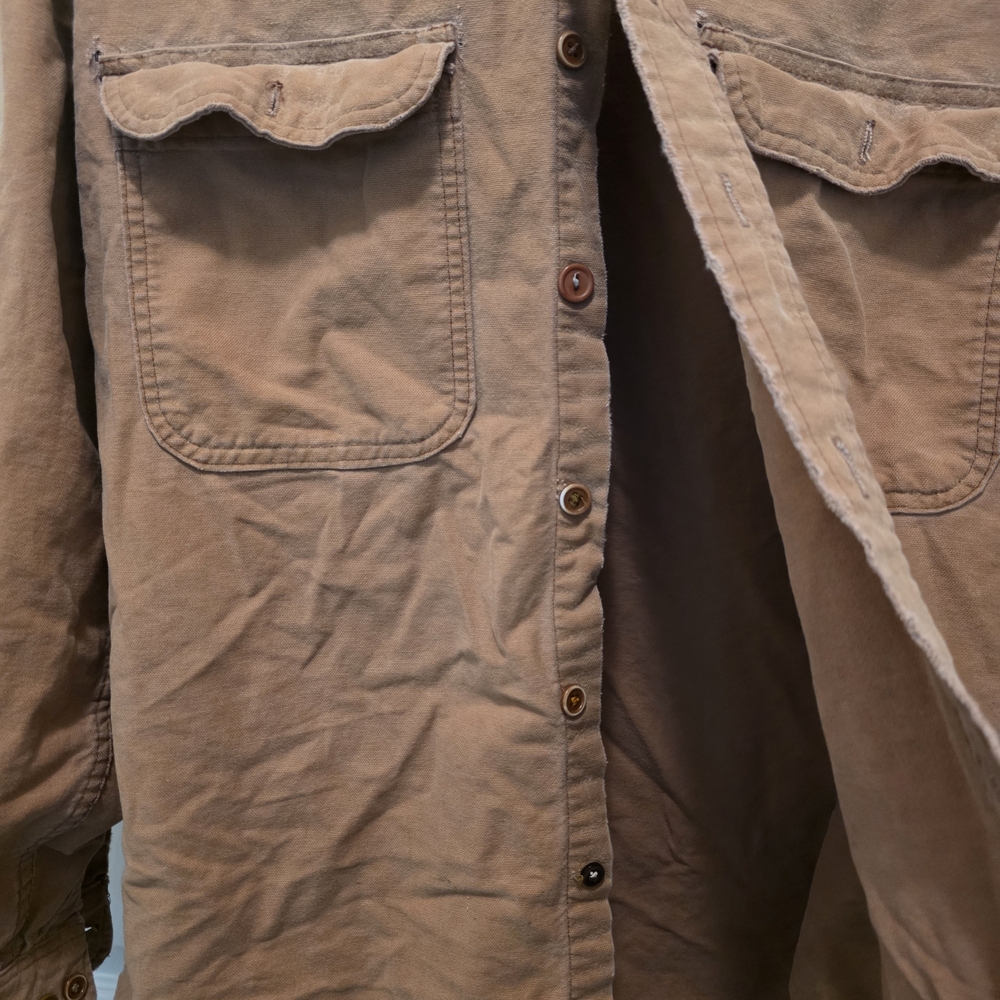 OshKosh B'gosh Men's Tan Shirt Jacket - Picture 5 of 6